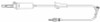 Primary IV Administration Set MedStream Gravity 1 Port 20 Drops / mL Drip Rate Without Filter 103 Inch Tubing Solution Without Flow Regulator MS719P Case of 300