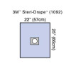 Surgical Drape 3M Steri-Drape Small Drape with Aperture 22 W x 25 L Inch Sterile 1092 Case of 100