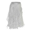 Wet String Mop Head Cut-end Size 16 White Rayon Disposable MN16RG-RN Case of 12