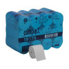 Toilet Tissue Compact® White 2-Ply Standard Size Coreless Roll 1000 Sheets 3-4/5 x 4-1/20 Inch 19375 Case of 36