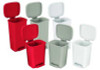 Trash Can McKesson 52 Quart Rectangular Red Plastic Step On 81-25267 Pack of 1