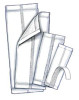 Incontinence Liner Wings 6-1/2 x 17 Inch Moderate Absorbency Polymer Core One Size  965B20 Bag of 20