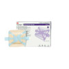 Foam Dressing 3M Tegaderm 2 x 2 Inch With Border Film Backing Silicone Adhesive Square Sterile 90643 Box of 10