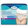Female Adult Absorbent Underwear TENA® ProSkin Protective Pull On with Tear Away Seams Small / Medium Disposable Moderate Absorbency 73020 Case of 80