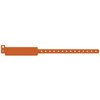 205C Medical ID Solutions. Wristband, Adult, Write-On Vinyl, Custom Printed, Orange, 500/bx (bx)