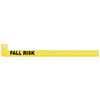 3306FR Medical ID Solutions. Wristband, L Shape, Tri-Laminate, Fall Risk, Yellow, 500/bx (bx)