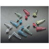 T325-3R Simport Scientific. Reaction Tube, 500ul Red, Dome Top & No Contamination Shield, 1000/pk (pk)