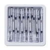305536 BD. Allergist Tray, ½mL, Permanently Attached Needle, 27G x 3/8", Intradermal Bevel, 25/tray, 40 trays/cs (60 cs/plt) (Continental US Only) (Drop Ship Requires Pre-Approval) (cs)