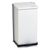 P-32 Detecto. Step-On Can, 32 Qt, White (DROP SHIP ONLY) (ea)