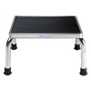 1021251640 Blickman Industries. Step Stool 1250, Chrome w/o Handrail w/Mounting Holes (DROP SHIP ONLY) (ea)