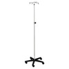0539A02304 Blickman Industries. IV Stand, Washable Cart, 4 Hook Ram's Horn, 5 Leg Base On Unhooded Washable Casters (DROP SHIP ONLY) (ea)