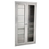 1713747000 Blickman Industries. Equipment and Supplies Cabinet 47"W x 60"H x 18"D Supplies Cabinet, Glass Door, (3) Stainless Steel Adjustable Shelves (DROP SHIP ONLY) (ea)