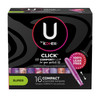 51581 Kimberly-Clark Consumer. U by Kotex® Super Premium Tampon, Super Absorbent, 16/pk, 8 pk/cs (cs)