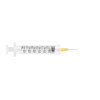 63007 UltiMed, Inc.. Safety Syringe, Detachable Needle, 3mL, 25G x 5/8", 100/bx (bx)