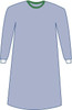 Medline Eclipse Non-Reinforced Surgical Gowns, AAMI Level 2, Sterile, Disposable, Large (43", 109 cm), 30/CS