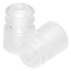McKesson Tube Closure Polyethylene Flanged Plug Cap Natural 12 mm 12 mm Test Tubes, Centrifuge Tubes, Round Cuvettes NonSterile 177-118127C Bag of 1000