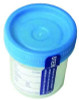 Specimen Container DuoClick 53 mm Opening 90 mL (3 oz.) Screw Cap Patient Information Sterile ES243522 Case of 400