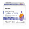 Safety Lancet McKesson 30 Gauge Retractable Pressure Activated Finger 16-PASL30GX Case of 2000