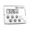 Electronic Alarm Timer Clip on, Magnetic Back 24 Hours Digital Display S90203 Pack of 1