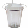 Suction Canister Drive Medical 800 mL Float Valve Shut-Off Lid 610-48BP Case of 48
