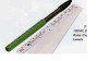 Skin Marker with Ruler and Labels Devon Gentian Violet / Gentian Violet Ink Full Size Dual Tip, Regular / Fine Sterile 31145934 Case of 100