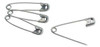 Safety Pin Number 3 Nickel Plated Steel 3039-3 C GR/144