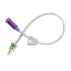 AMT Low Profile G-JET ENFit Jejunal Feed Set, 12? Straight Connector with Single ENFit Feed Set and Bolus Adapter, Twist Cap  8-1211-ISOSAF, Pack of 1