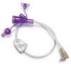 Right Angle Connector with Y-Port Adapter Mini ONE® 12 Inch, Purple 8-1255 Box of 10