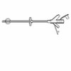 Gastrostomy Feeding Tube MIC® 18 Fr. Silicone Sterile 0100-18 Pack of 1