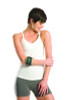 Pneumatic Tennis Elbow Support Aircast® One Size  Hook and Loop Closure Armband Style Left or Right Arm 8 to 14 Inch Forearm Circumference Black 05A-B Pack of 1