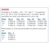 Buddy Loop 3ppBuddy LoopsAdult One Size  Hook and Loop Strap Closure One Size Black P1005-25 Box of 25