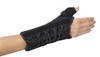 Wrist Brace with Thumb Spica ProCare® Quick-Fit® W.T.O. Aluminum / Foam / Nylon Right Hand Black One Size 79-87480 Pack of 1