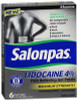 Topical Pain Relief Salonpas® 4% Strength Lidocaine Patch 6 per Box 46581083006 Box of 6