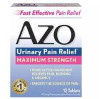 Urinary Pain Relief AZO® Maximum Strength 99.5 mg Strength Phenazopyridine HCL Tablet 12 per Box 78765112253 Box of 1