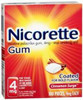 Stop Smoking Aid Nicorette 4 mg Strength Gum 1185263 Box of 100