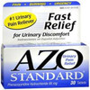 Urinary Pain Relief AZO® 95 mg Strength Phenazopyridine HCL Tablet 30 per Bottle 87651030152 Box of 30