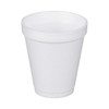 Drinking Cup Dart 6 oz. White Styrofoam Disposable 6J6 Case/1000