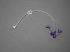 ENFit LoProfile Continuous Feed Extension at Straight and Right Angles, Compatible with the Most Low Profile Feeding Tube Brands, 12", NonSterile  VED-1000, Pack of 1