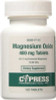 Cypress Pharmaceutical Magnesium Oxide 400 mg, 120 Tablets per Bottle, Bottle of 1