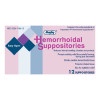 Hemorrhoid Relief Rectal Suppository 12 per Box 00536118612 Box of 12