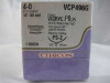 Absorbable Antibacterial Suture with Needle Coated Vicryl Plus Polyglactin 910 with Irgacare MP Antibacterial Suture PS-2 3/8 Circle Precision Reverse Cutting Needle Size 4 - 0 Braided VCP496G Box of 12