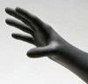 Exam Glove NitriDerm® Ultra Black X-Small NonSterile Nitrile Standard Cuff Length Textured Fingertips Black Chemo Tested / Fentanyl Tested 187050 Case of 1000
