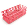 Fold and Snap Test Tube Rack 60 Place 5 to 15 mL Tube Size White 2-2/5 x 4-1/8 x 9-2/3 Inch HS243077W Pack of 1
