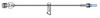 IV Extension Set McKesson Small Bore 60 Inch Tubing Without Filter Sterile MS407 Case of 50
