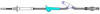Primary IV Administration Set MedStream Gravity 1 Port 20 Drops / mL Drip Rate Without Filter 81 Inch Tubing Solution Without Flow Regulator MS920 Pack of 1