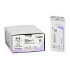 Absorbable Suture with Needle Coated Vicryl Polyglactin 910 PS-2 3/8 Circle Precision Reverse Cutting Needle Size 4 - 0 Braided J496H Box of 36