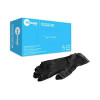 Exam Glove Touch of Life X-Large NonSterile Nitrile Textured Fingertips Black Chemo Tested 7027156 Case of 2250
