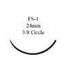 Absorbable Suture with Needle PDS II Polydioxanone FS-1 3/8 Circle Reverse Cutting Needle Size 2 - 0 Monofilament Z443H Box of 36