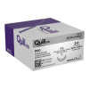 Absorbable Suture with Needle Quill Knotless Tissue-Closure Device PDO (Polydioxanone) 2DE-14 3/8 Circle Reverse Cutting Needle Size 2 - 0 Barbed Monofilament RA-1028Q-0 Box of 12