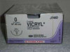 Absorbable Suture with Needle Coated Vicryl Polyglactin 910 CT-1 1/2 Circle Taper Point Needle Size 0 Braided J740D Box of 12